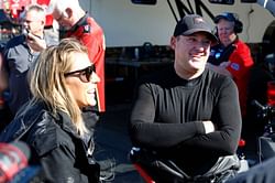 In Photos: $90M-worth Tony Stewart's wife Leah Pruett poses next to the Batmobile and other iconic movie rides at fundraiser