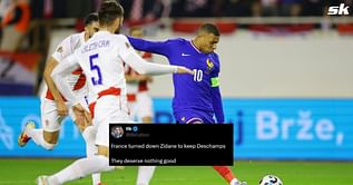 "France has to sack Deschamps if they want to compete", "They need Zidane ASAP" - Social media reacts as France lose 2-0 to Croatia