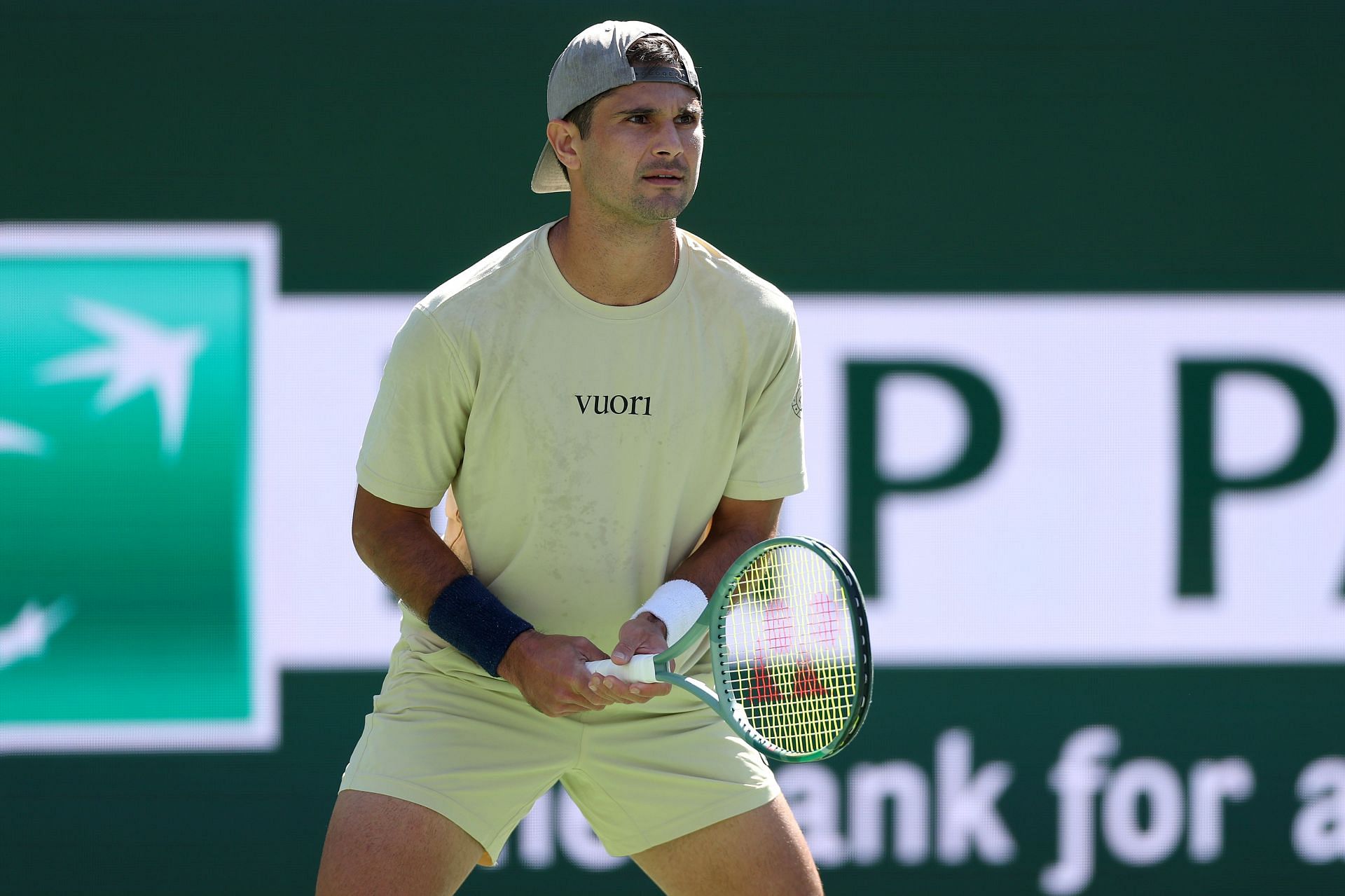 Marcos Giron took down another seed. (Source: Getty)