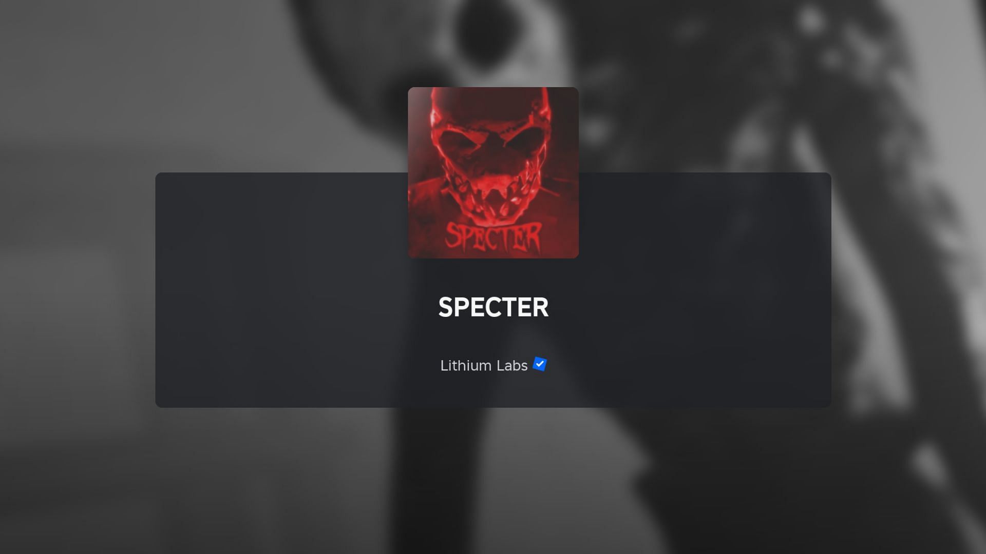 Specter loading screen