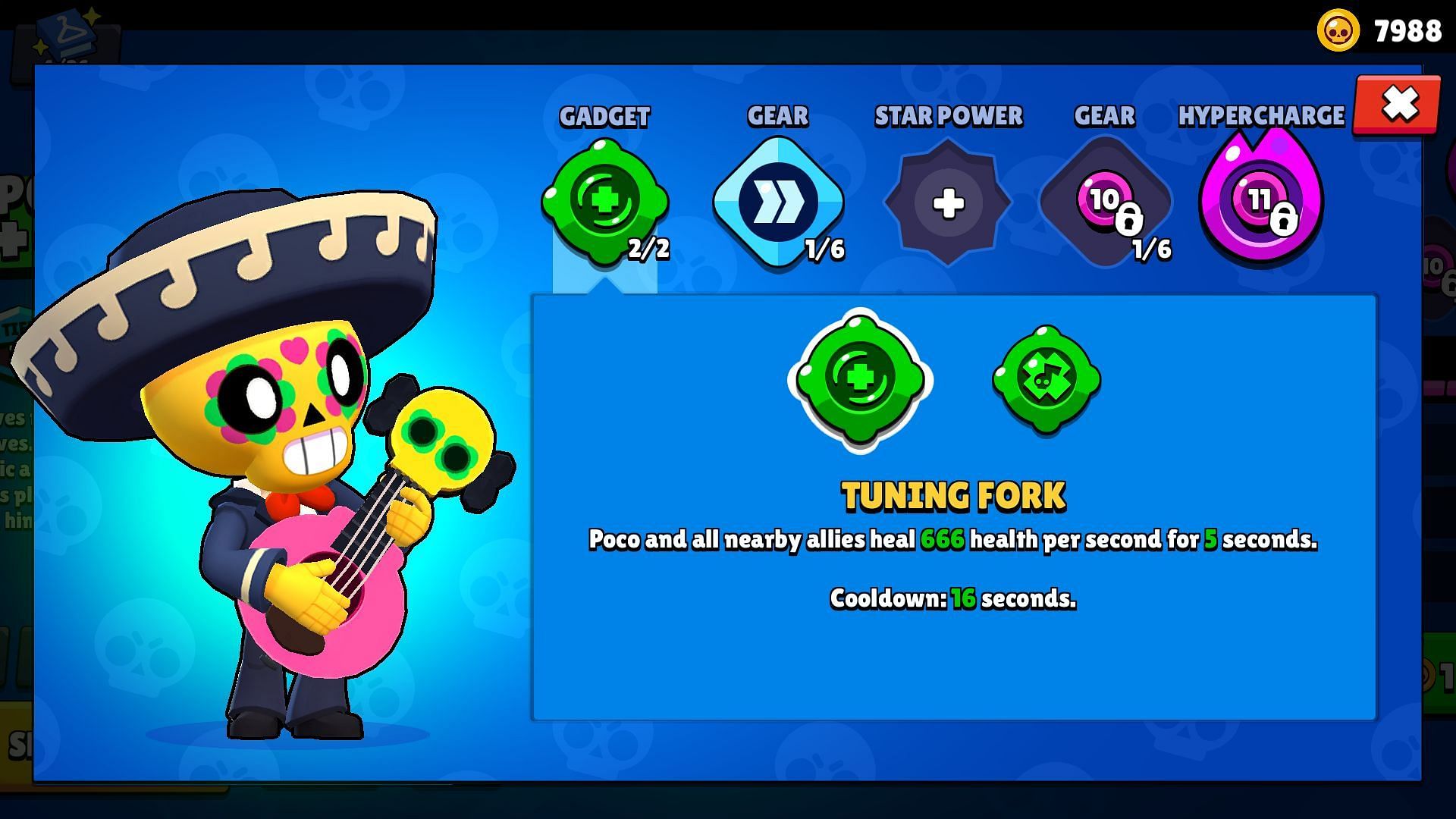 Poco&rsquo;s required Gadget details (Image via Supercell)