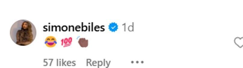 Simone Biles&#039; comment