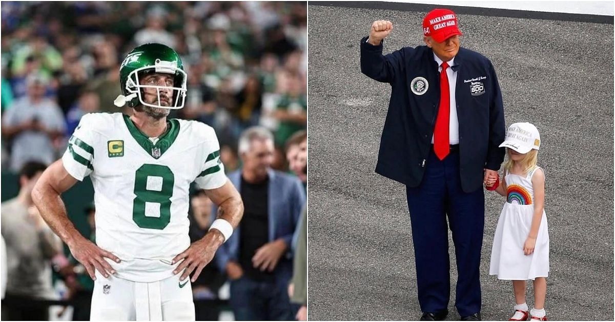 Aaron Rodgers and Donald Trump (Credits: Aaron Rodgers and Donald Trump IG)