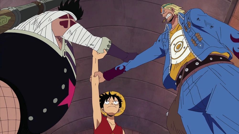 Monkey D. Luffy in One Piece.