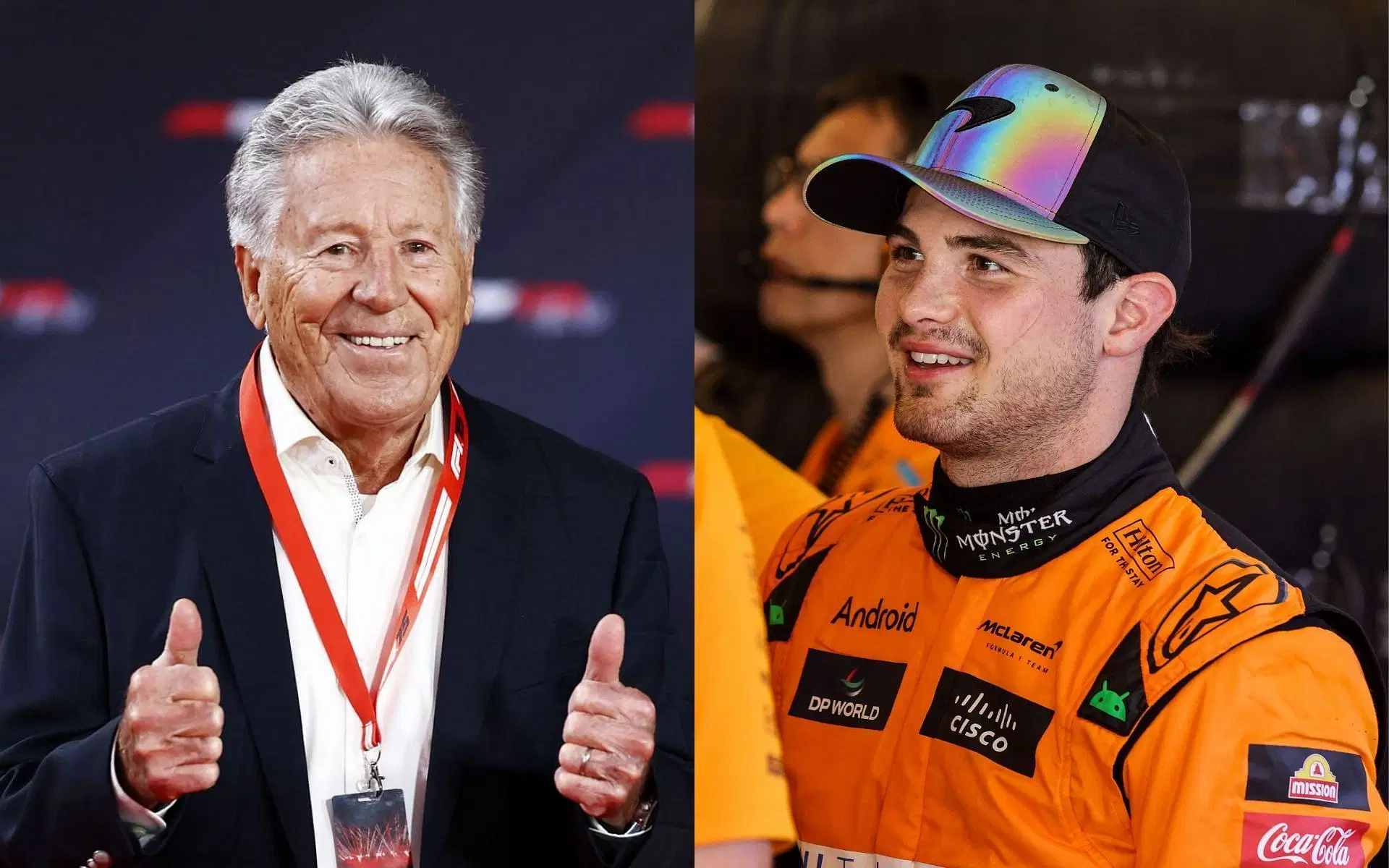 Mario Andretti and Pato O