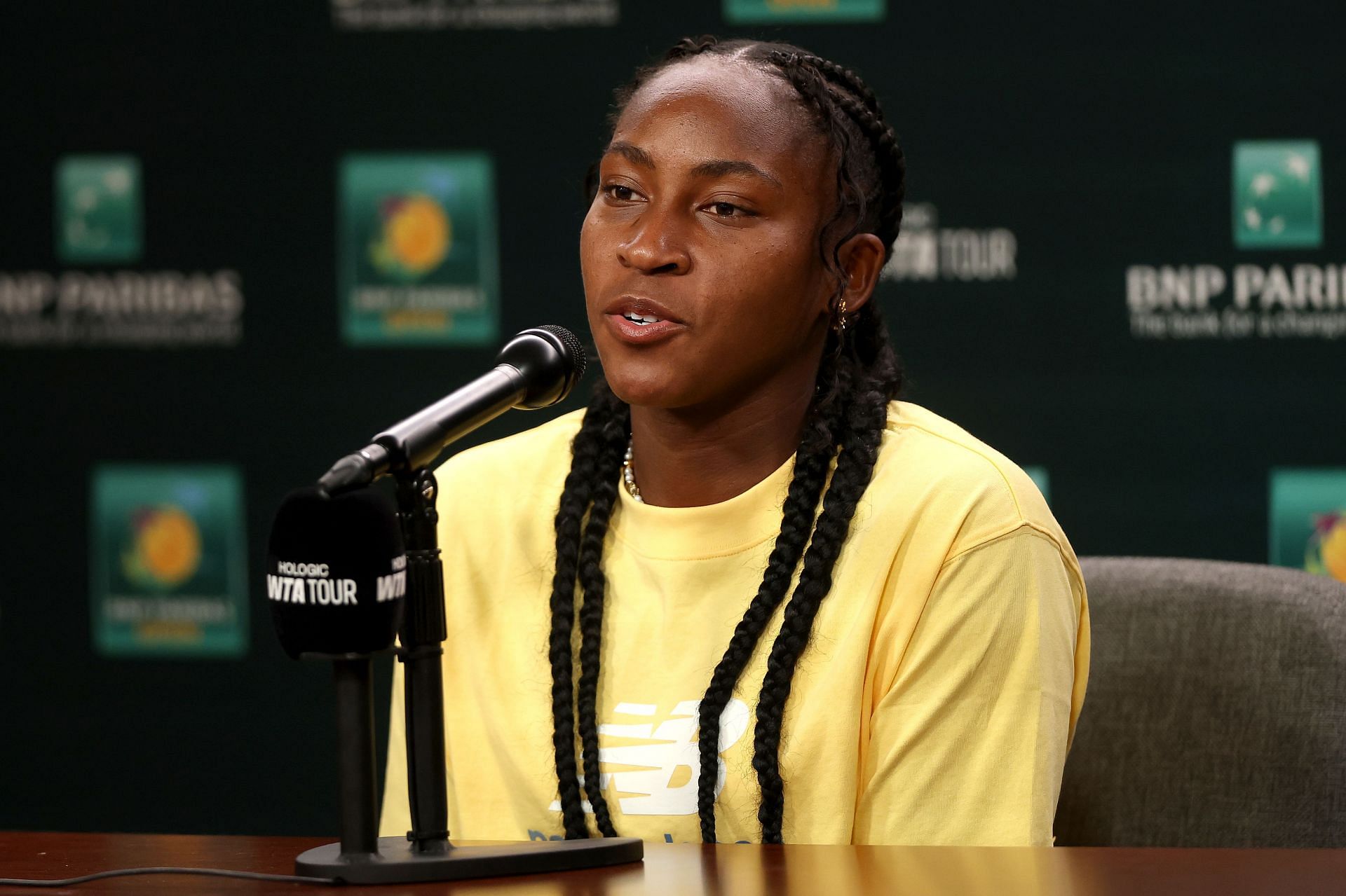 Coco Gauff at BNP Paribas Open - Image Source: Getty