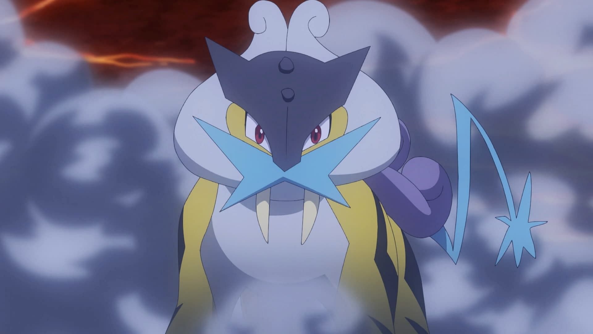 Raikou as seen in the anime (Image via The Pokemon Company)