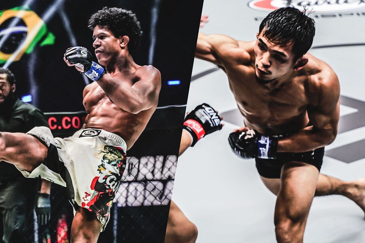 Adriano Moraes and Yuya Wakamatsu - Photo by ONE Championship