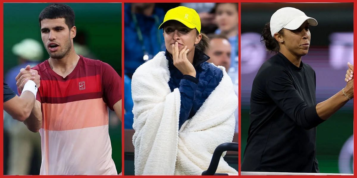 Carlos Alcaraz, Iga Swiatek and Madison Keys (Source: Getty)