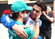 Fernando Alons with rookie Gabriel Bortoleto (Image Source: Getty)