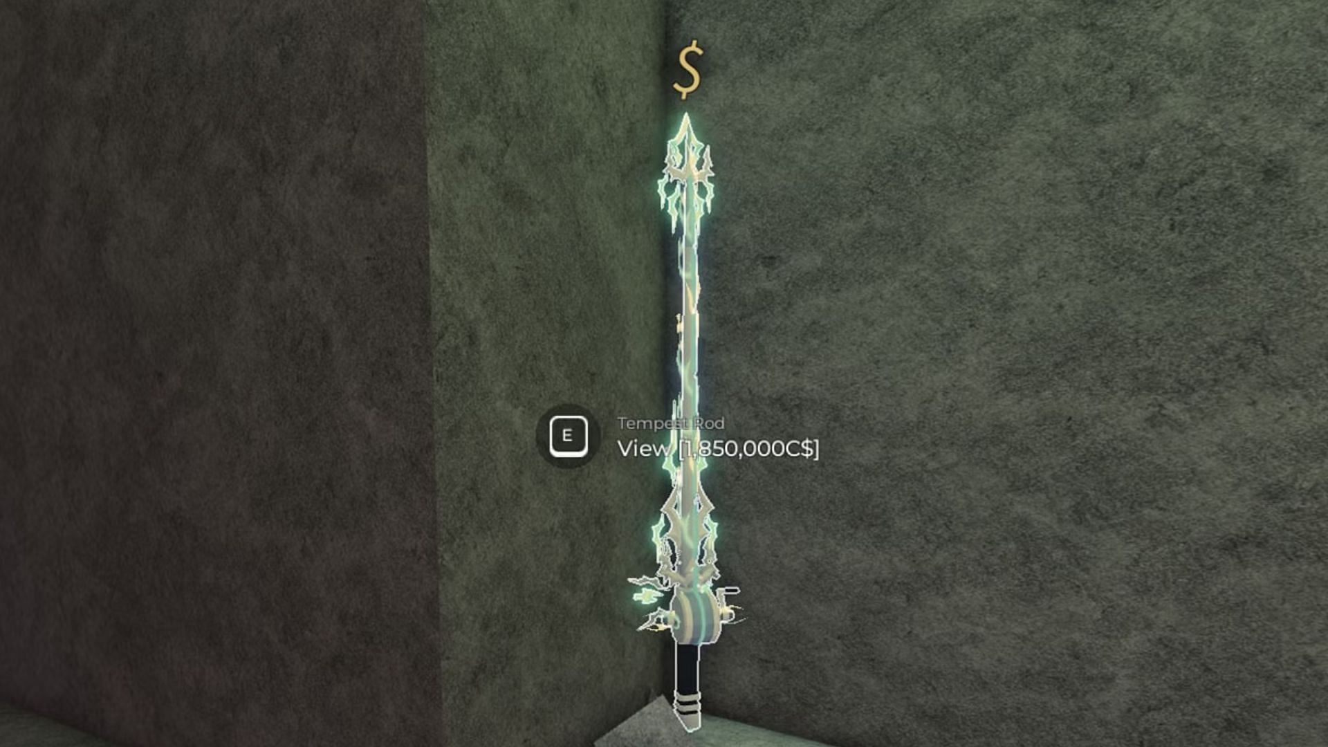 The Tempest Rod costs a lot of money (Image via Roblox)