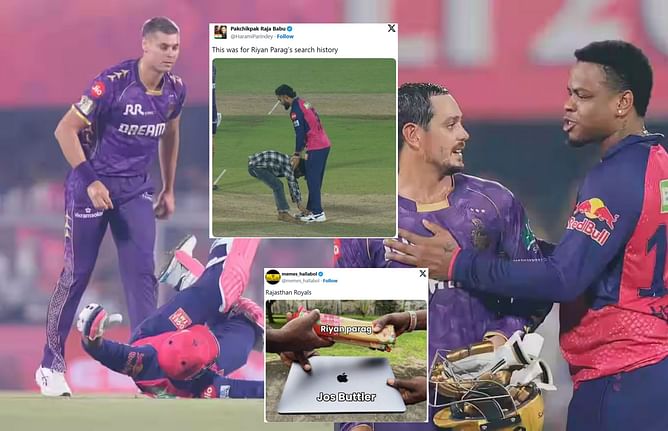 "This was for Riyan Parag’s search history"- Top 10 funny memes after KKR's thumping win vs RR in IPL 2025