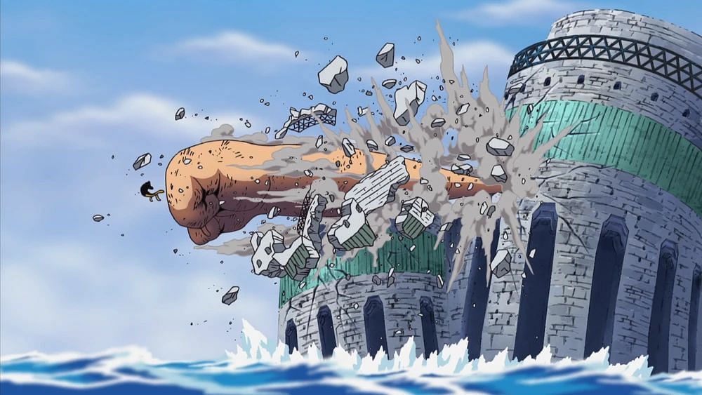 Monkey D. Luffy in One Piece.