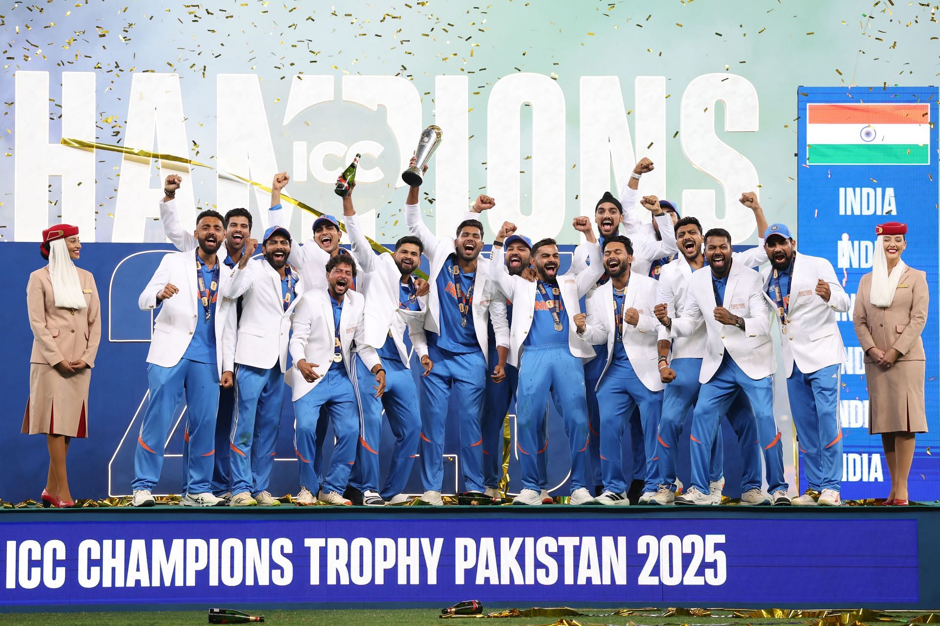 India v New Zealand: Final - ICC Champions Trophy 2025 - Source: Getty