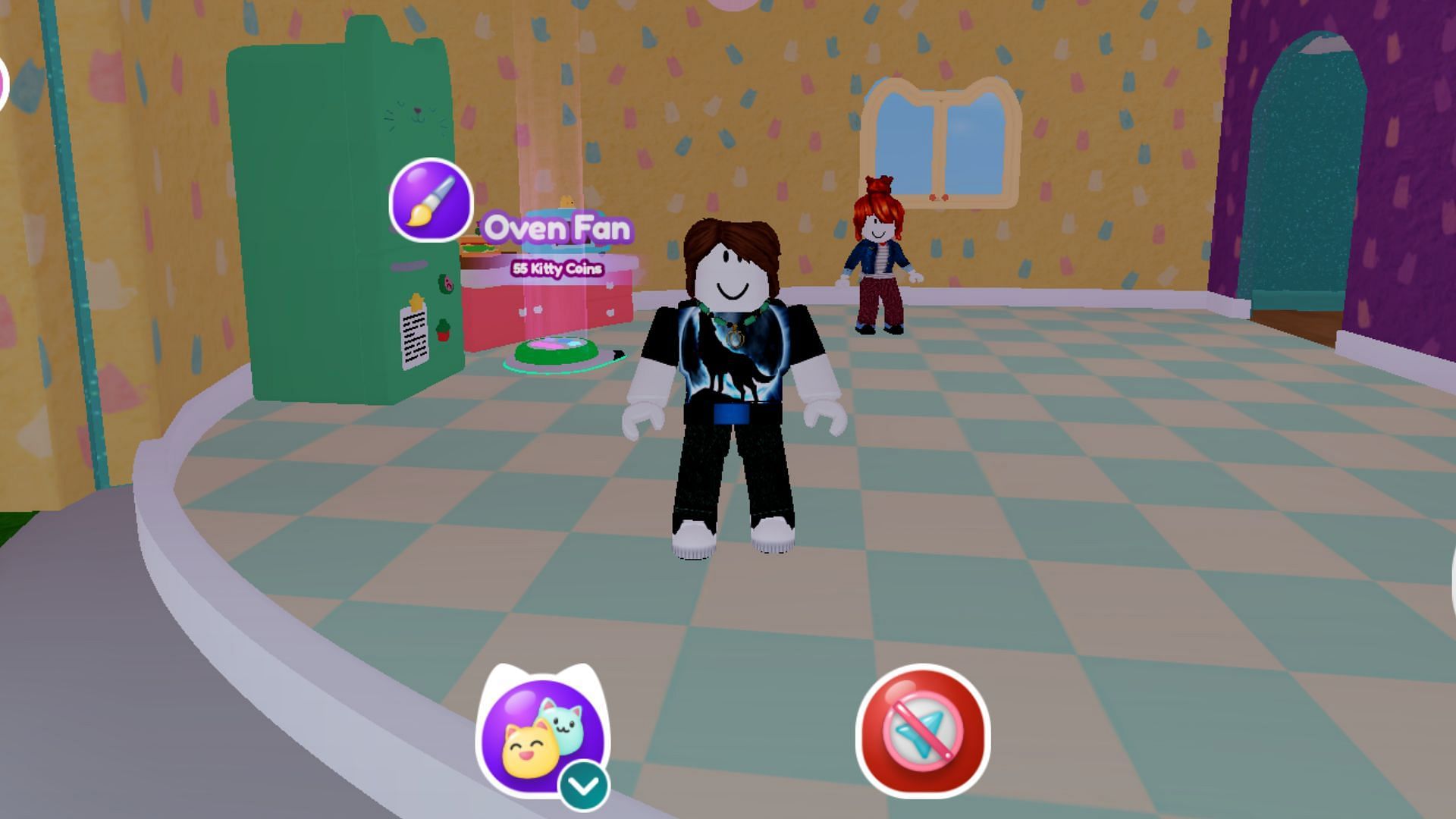 Utilize Kitty Coins to make purchases in the game (Image via Roblox)