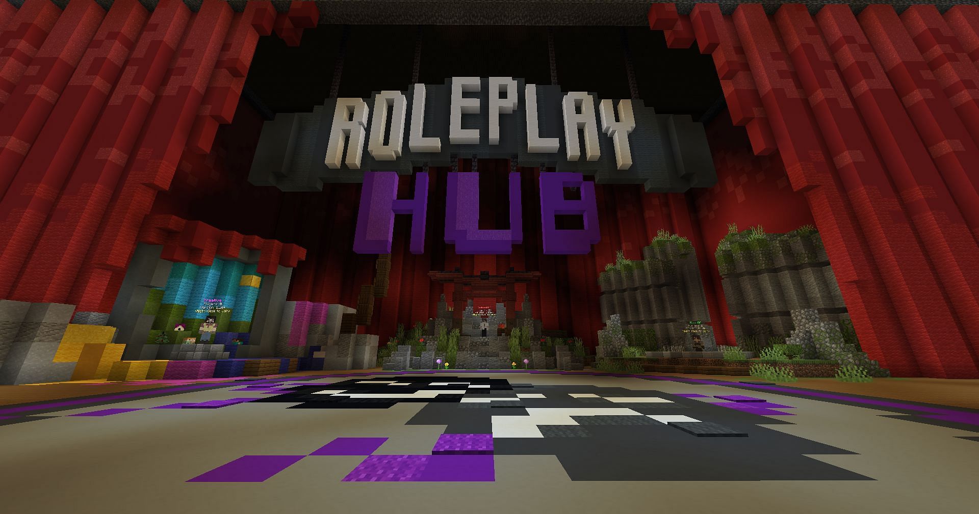 Roleplay Hub is a brilliantly made server (Image via Mojang Studios)