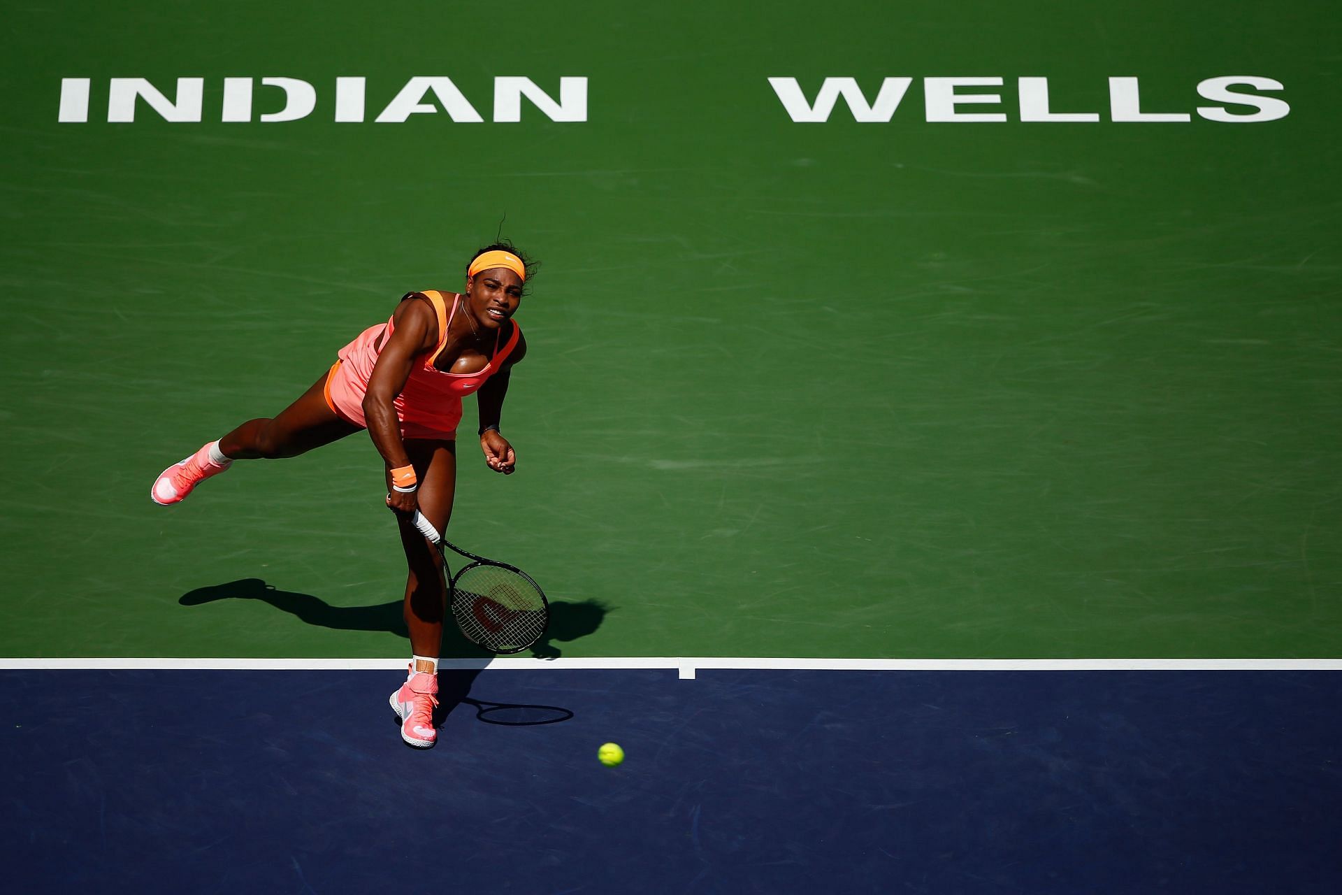 Serena Williams at the Indian Wells in 2015 - Source: Getty