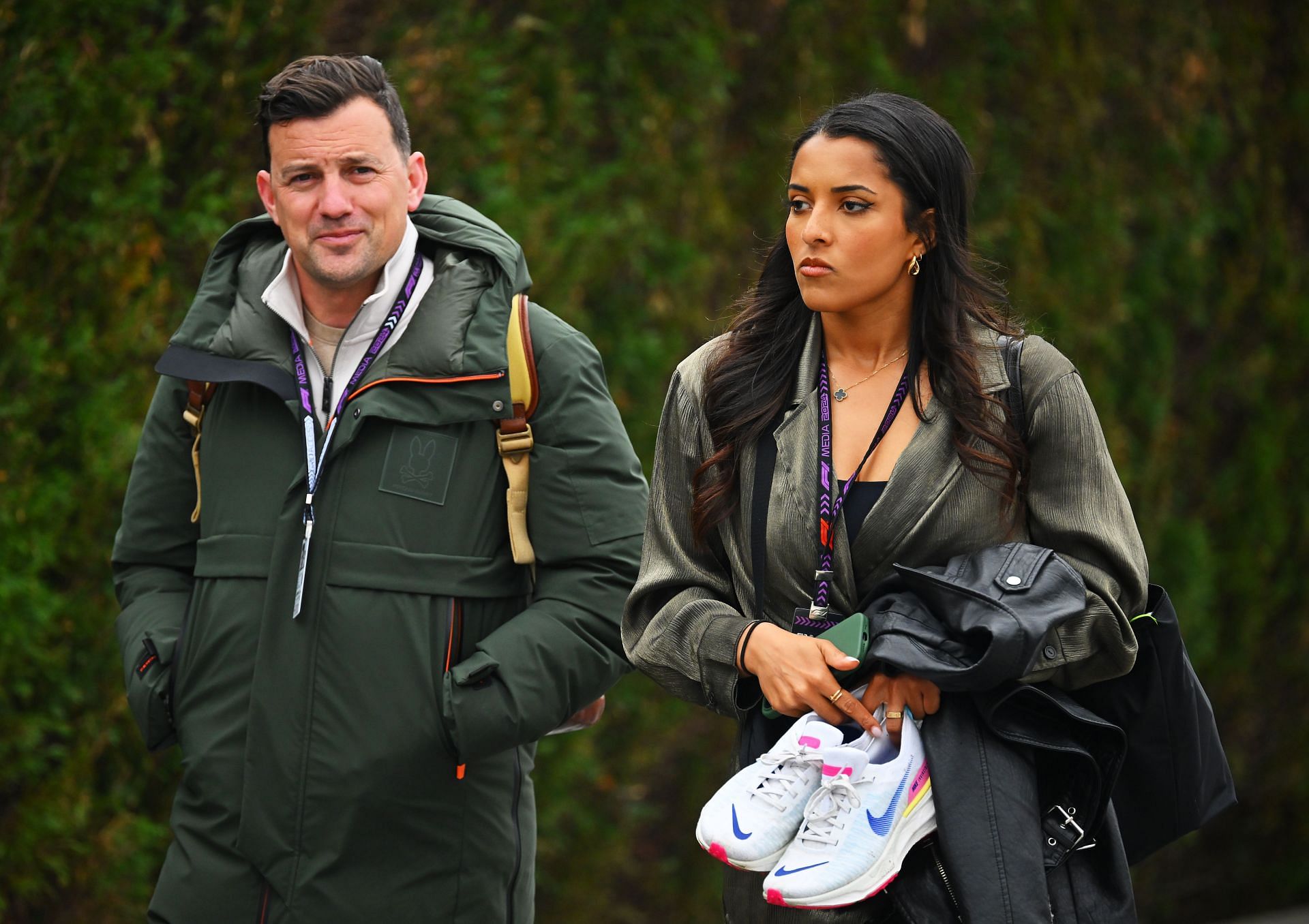 Will Buxton with Ariana Bravo at the F1 Grand Prix of Japan - Final Practice - Source: Getty