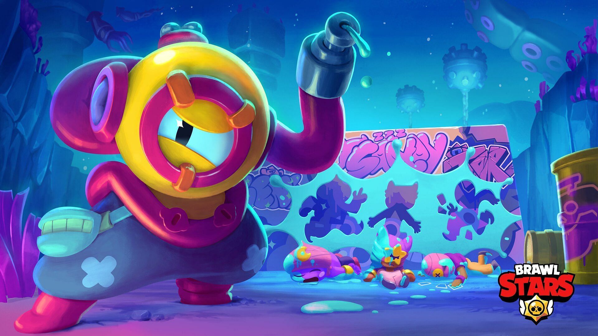 Otis is a controller-class Brawler (Image via Supercell)