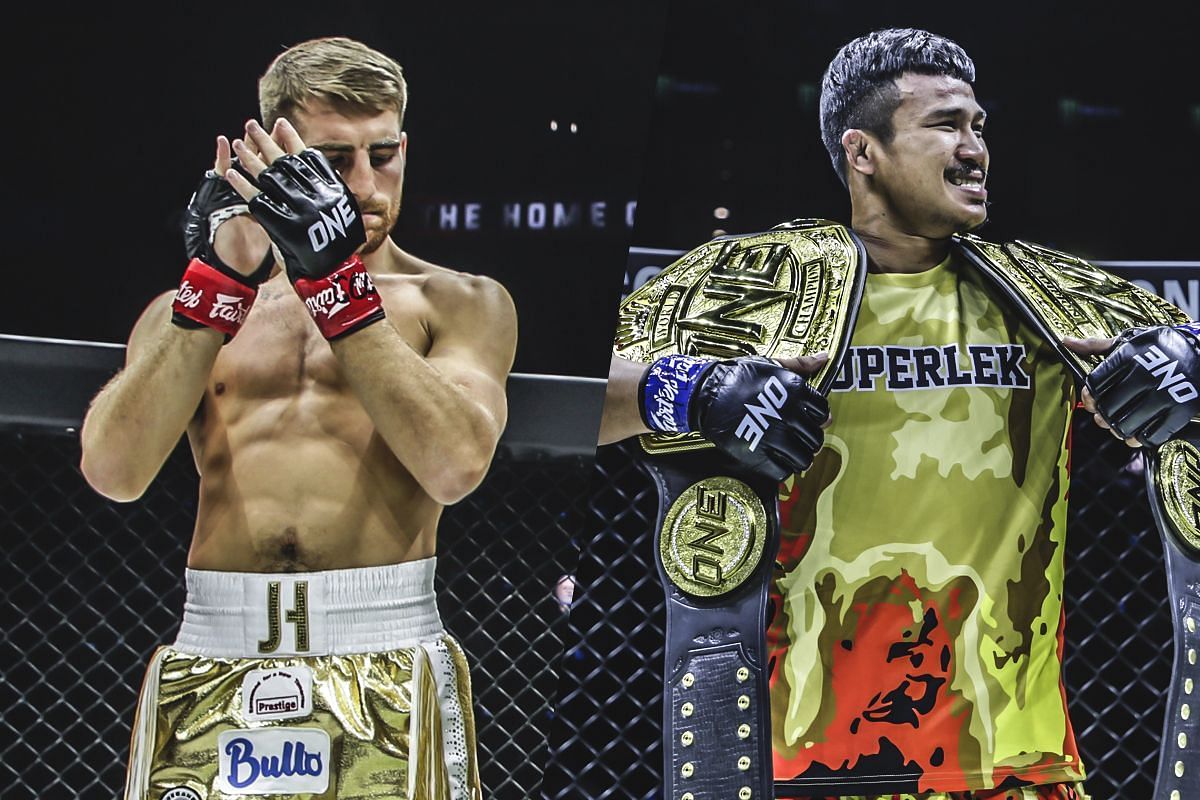 Jonathan Haggerty (L) and Superlek (R) | Image credit: ONE Championship