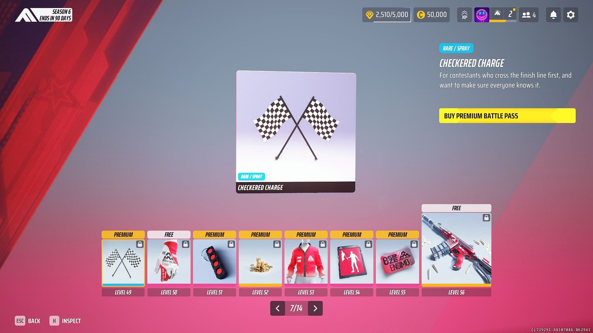 Race-themed cosmetics have been added to the pass (Image via Sportskeeda Gaming || Embark Studios)