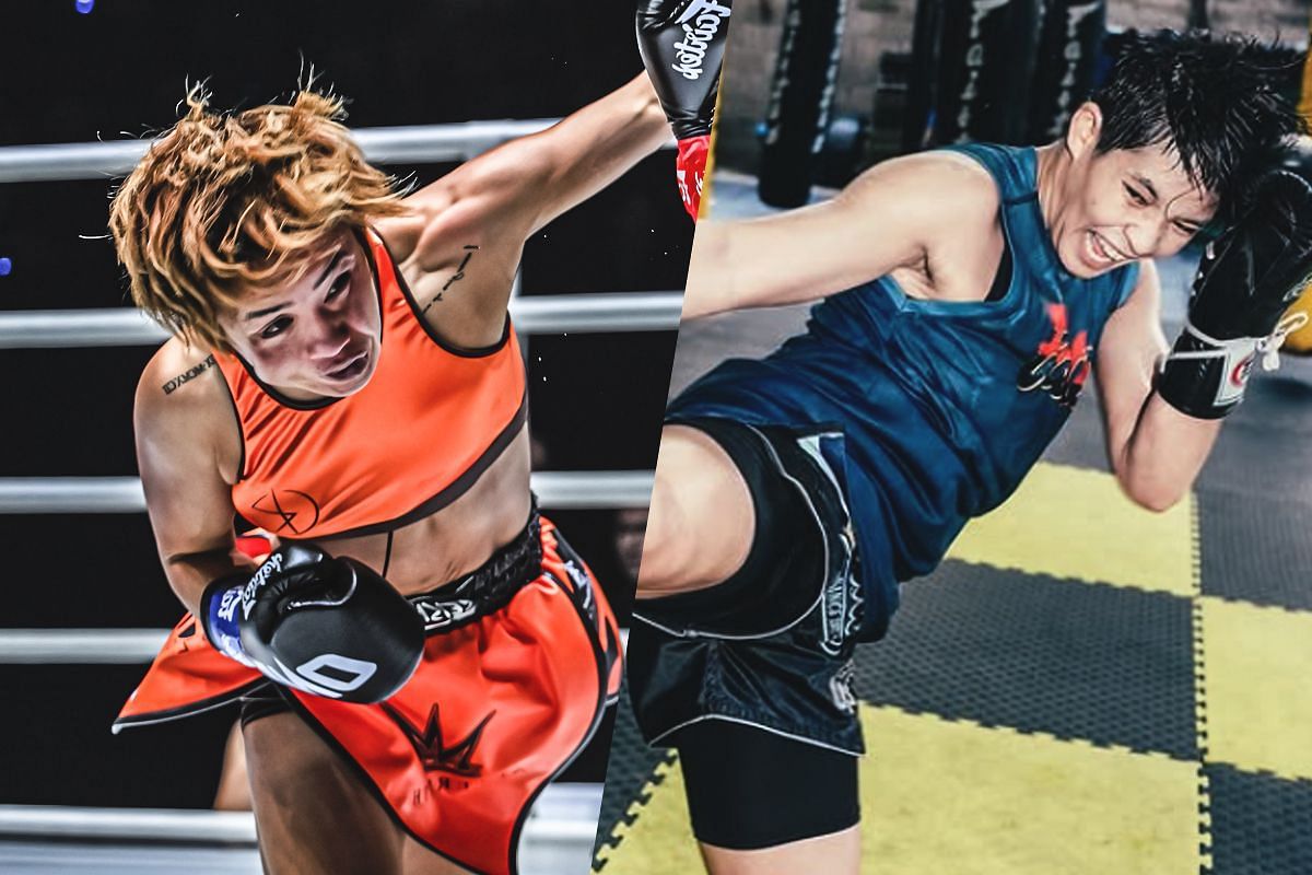 Kana Morimoto and Phetjeeja Lukjaoporongtom - Photo by ONE Championship