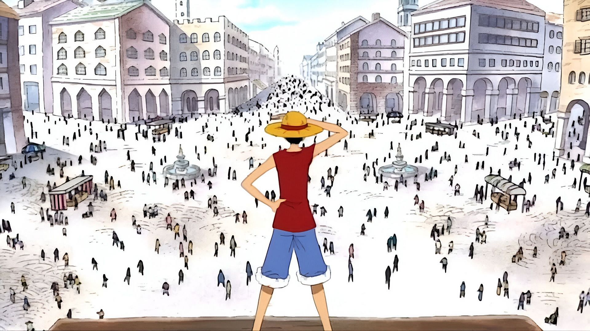 Luffy as seen in the anime (Image via Toei Animation)