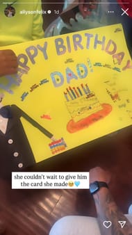 Screenshot of Allyson Felix's Instagram Story/ Source: Instagram/ @allysonfelix