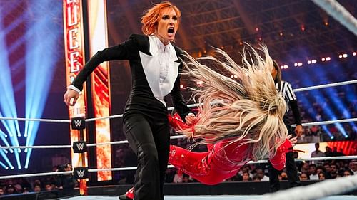 Becky Lynch and Liv Morgan during King and Queen of the Ring in 2024. (Image credits: wwe.com)