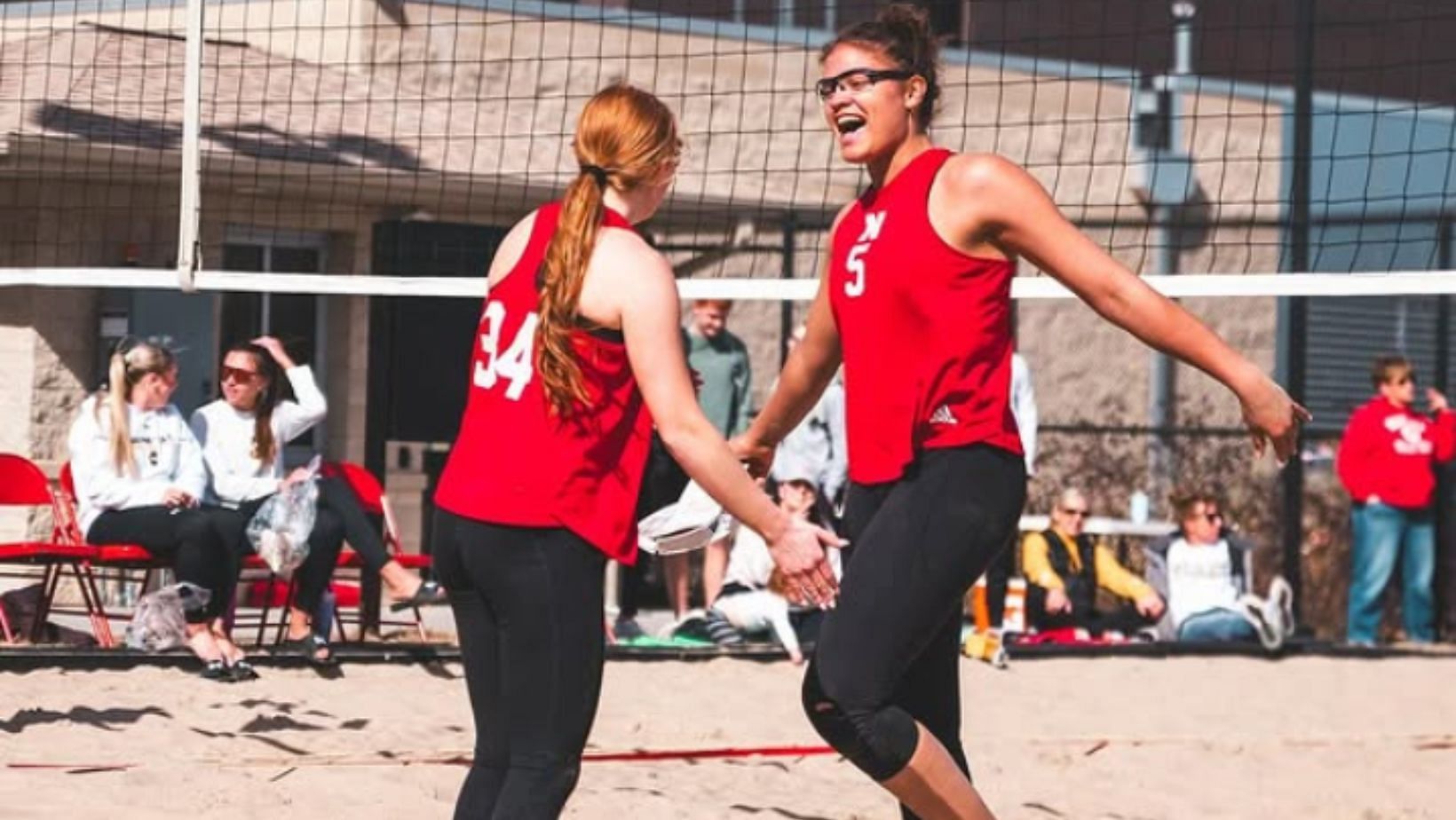 Nebraska Beach Volleyball 202 (Image Source: @huskervb on Instagram)