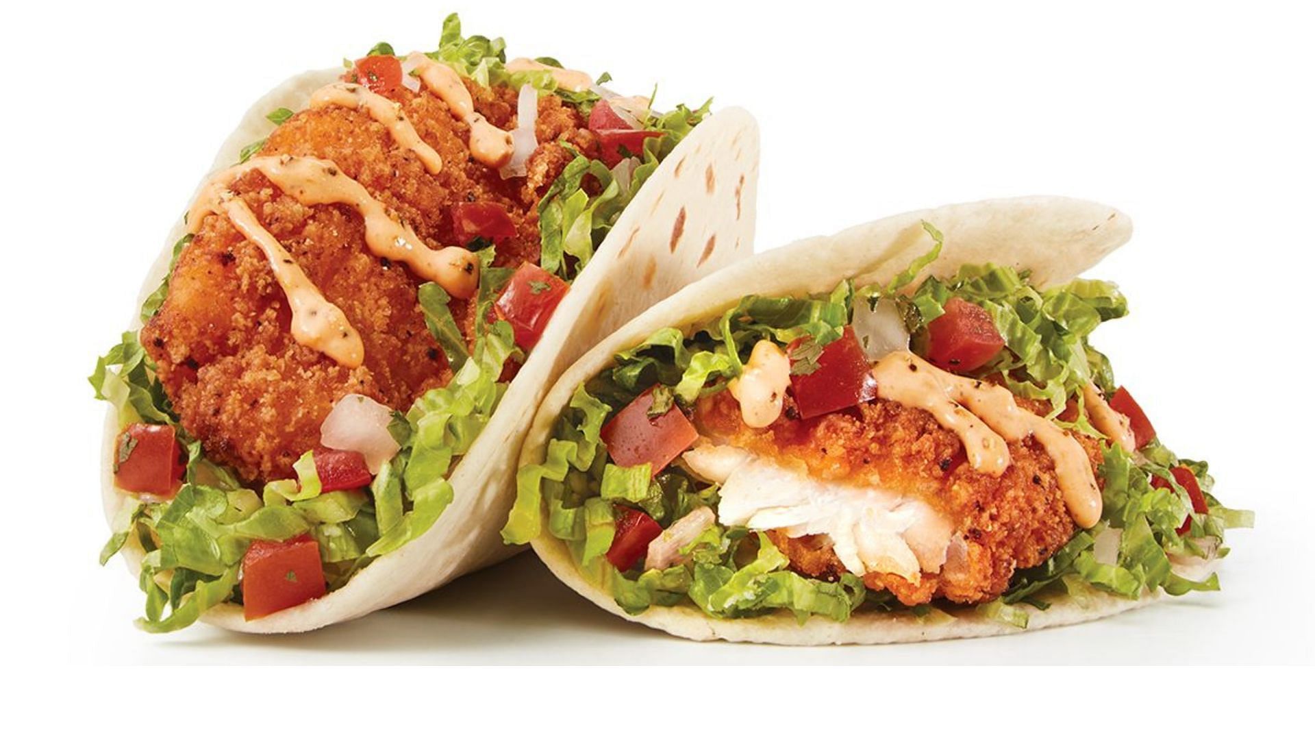 Crispy flounder meets fiesta sauce in Taco John&#039;s latest release (Image via Taco John&rsquo;s)