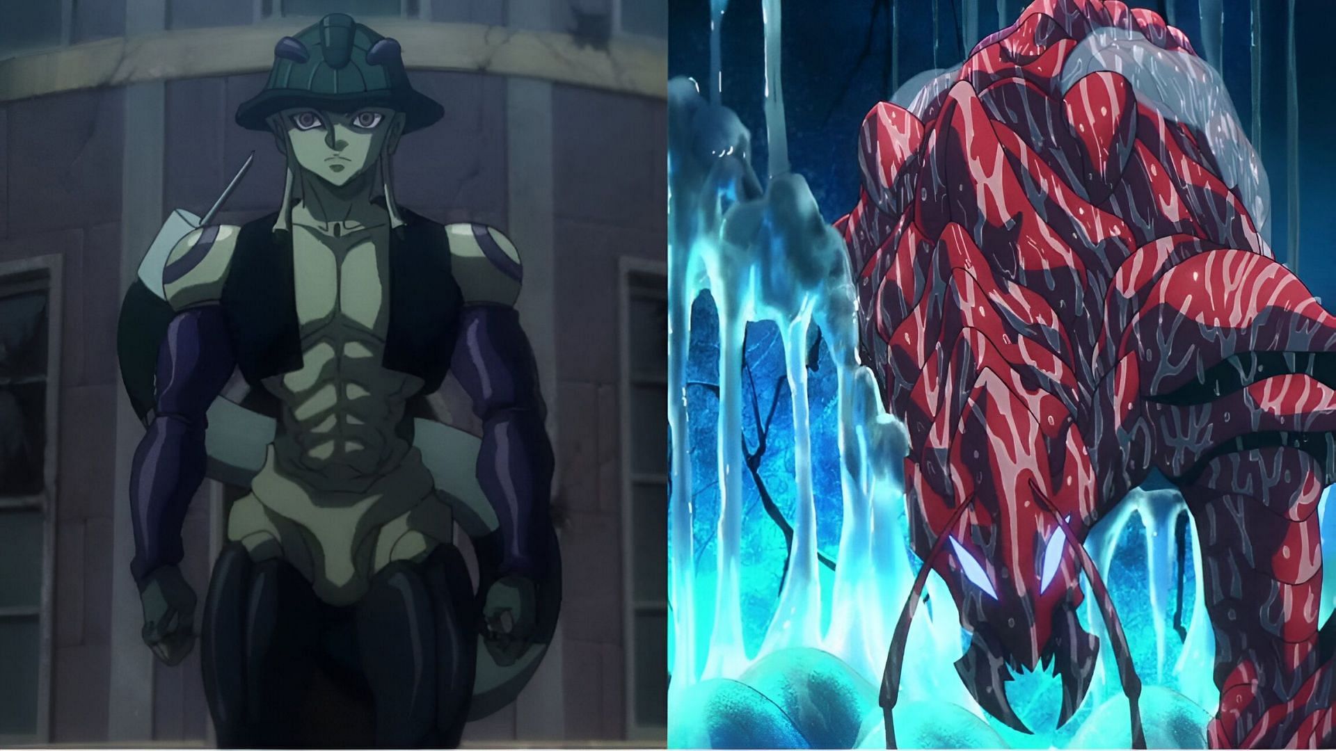 Meruem and Beru as seen in Hunter X Hunter and Solo Leveling Arise (Image via Madhouse, A-1 Pictures)