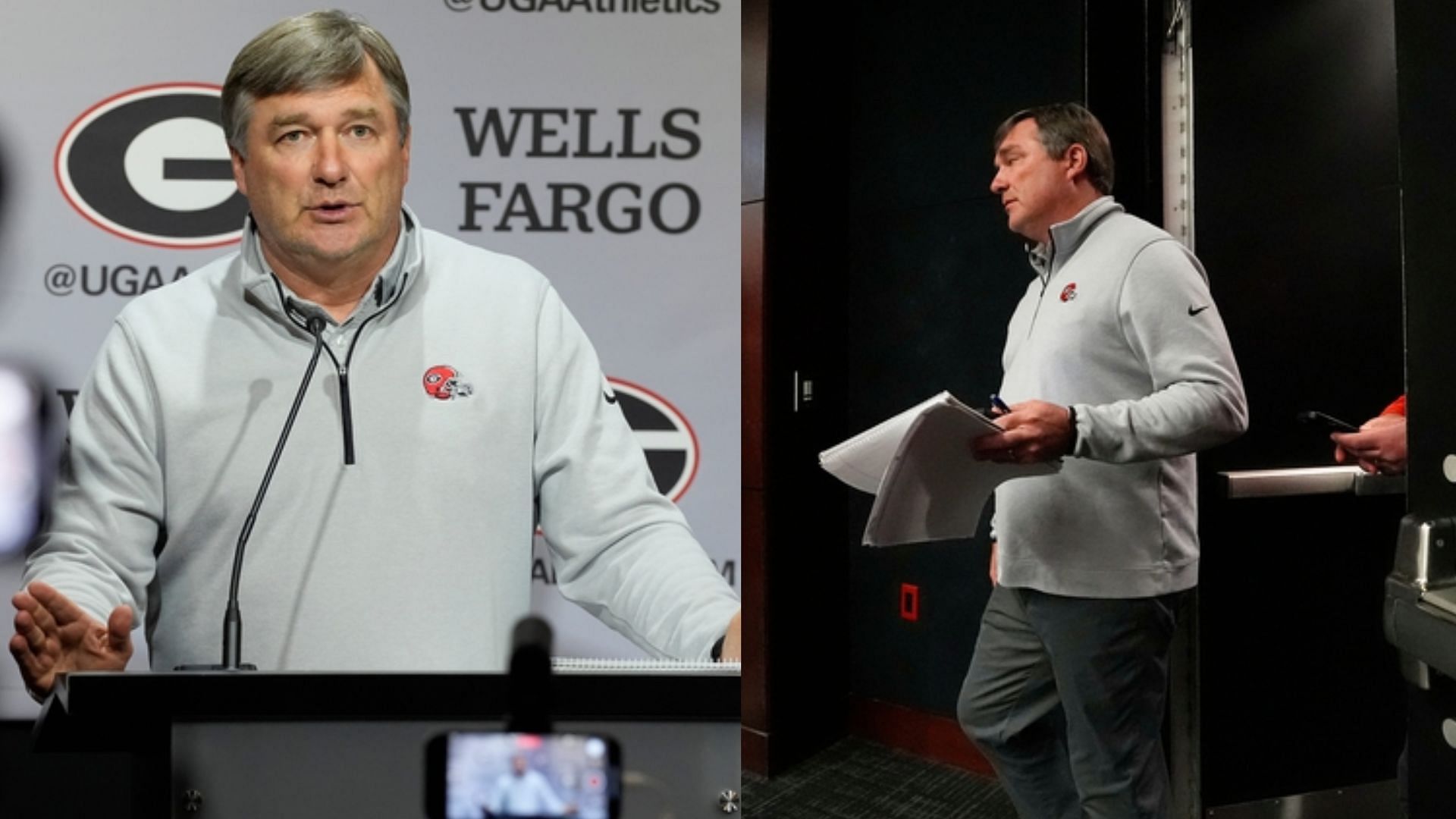 Georgia Bulldogs coach Kirby Smart 