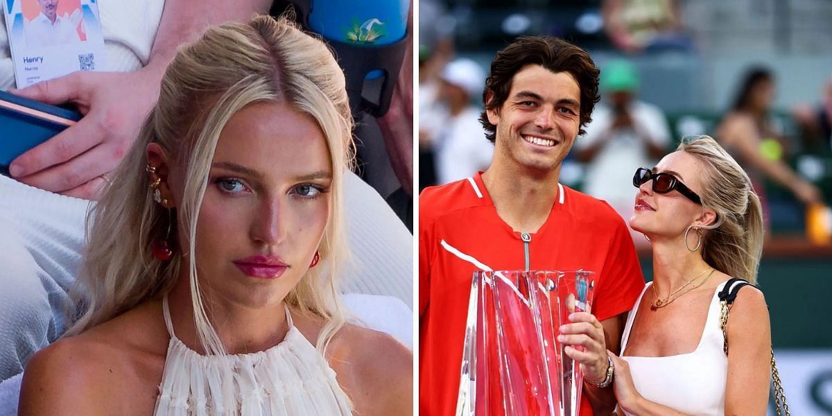 Morgan Riddle (left), Taylor Fritz and Morgan Riddle (right), Sources: Getty