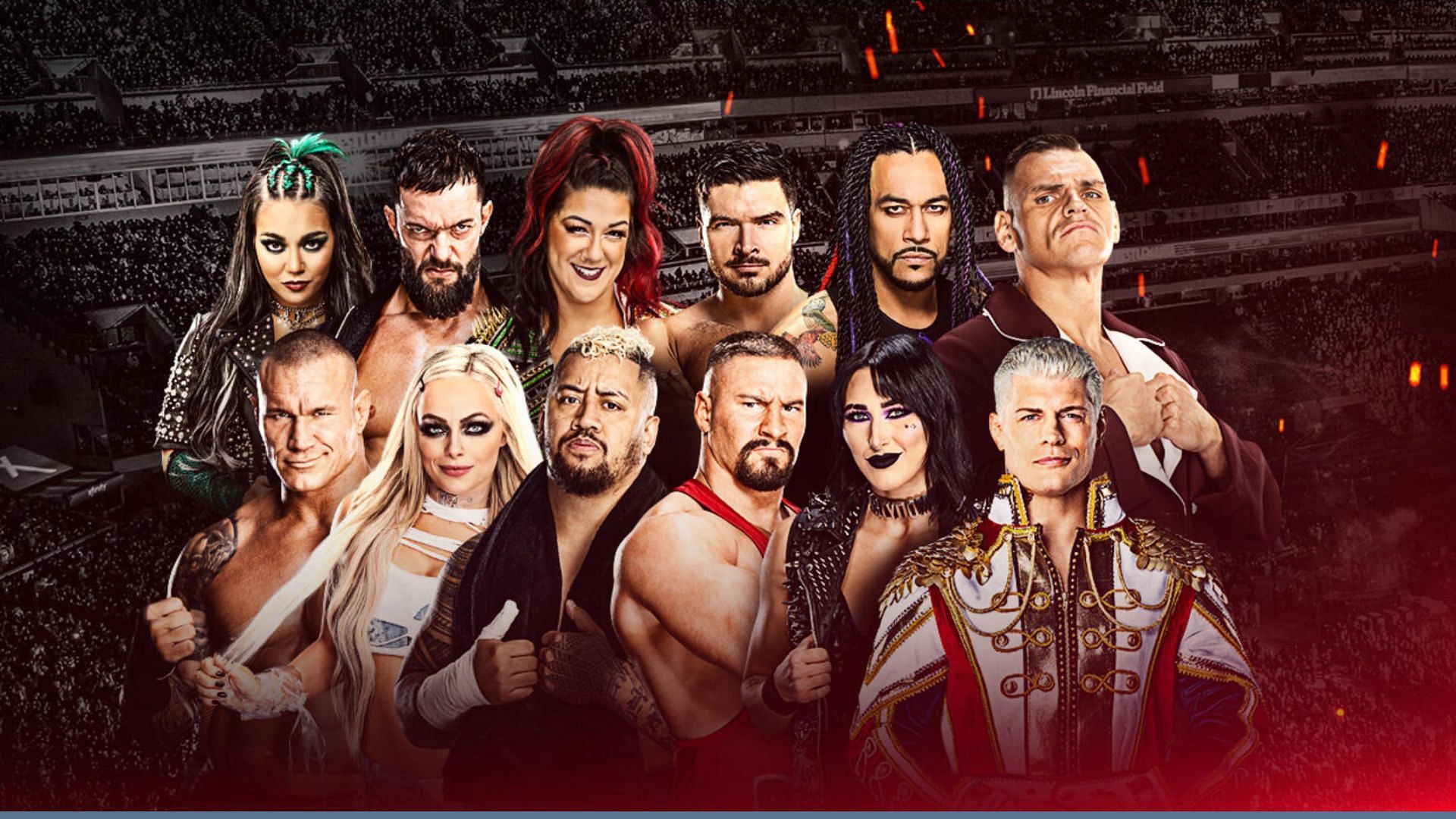 The official banner of WWE