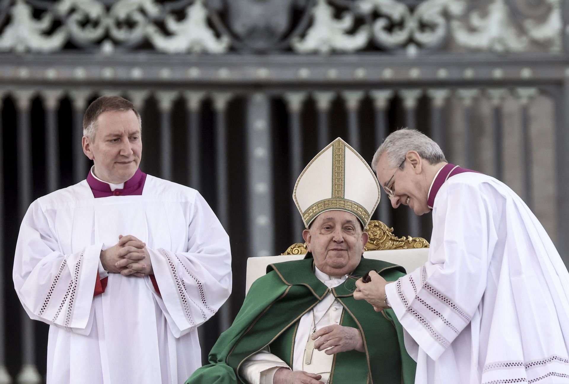 Pope Francis Leads Jubilee Of The Armed Forces, Police and Security Personnel (Image via Getty)