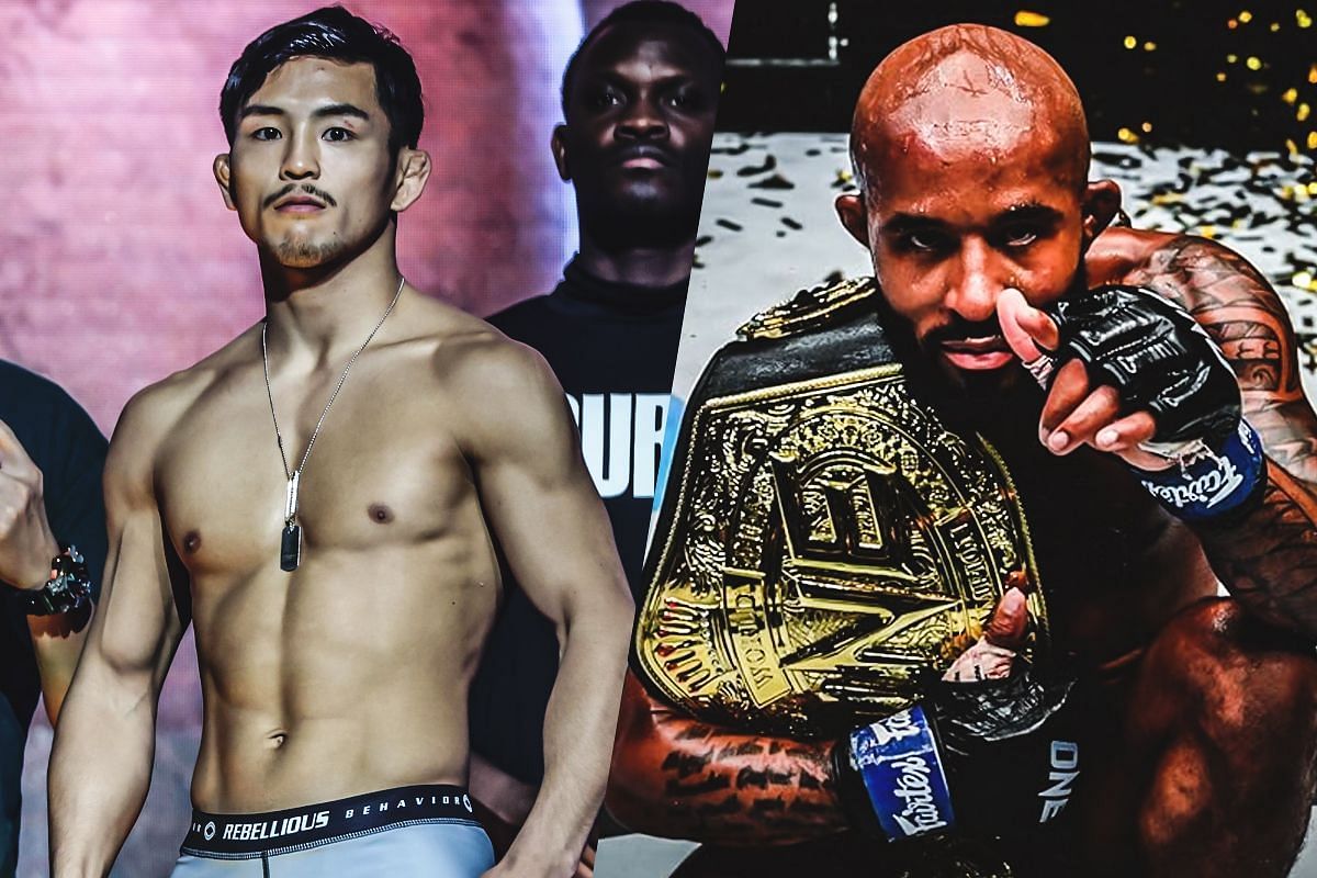 Yuya Wakamatsu (L) and Demetrious Johnson (R) ~ Image by ONE Championship