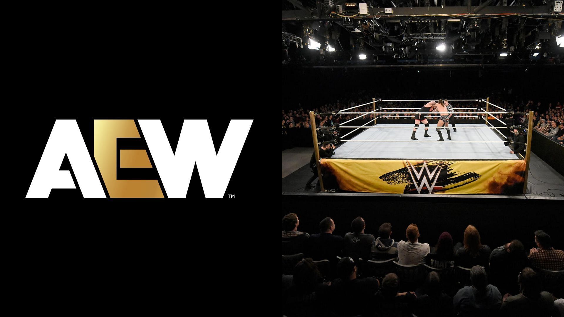 All Elite Wrestling is a Jacksonville-based promotion led by Tony Khan [photo: AEW and WWE Official Websites]