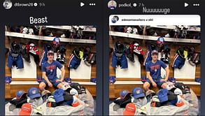 Oilers' Connor Brown, Vasily Podkolzin drop one-word reaction to Ryan Nugent-Hopkins' thrilling hat trick securing 5-4 win over Kraken