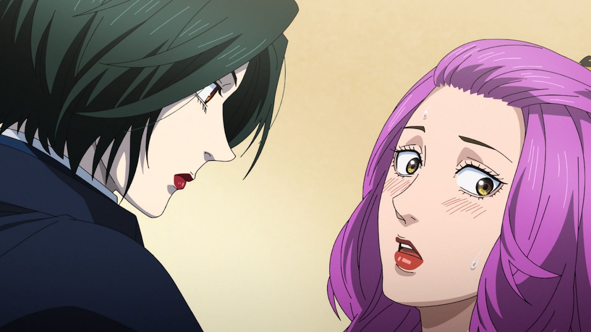 Ranmaru and Kaoru as seen in episode 9 (image via Studio Gaina)