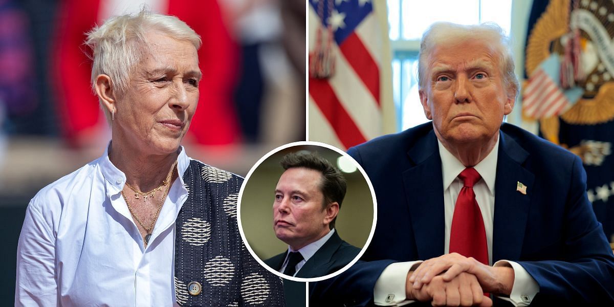 Martina Navratilova, Elon Musk, Donald Trump (Source: Getty)