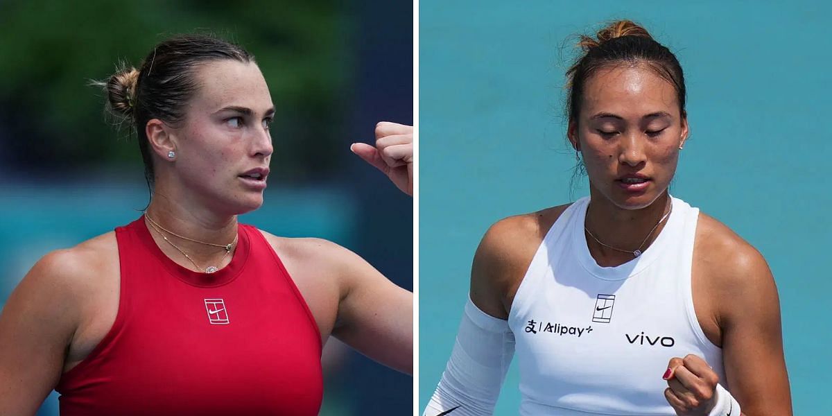 Aryna Sabalenka and Zheng Qinwen to renew their rivalry in Miami Open 2025 QFs | Image Source: Getty