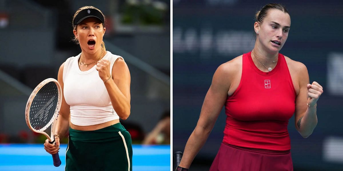 Danielle Collins will meet Aryna Sabalenka in the fourth round of the Miami Open 2025. (Photos: Getty)