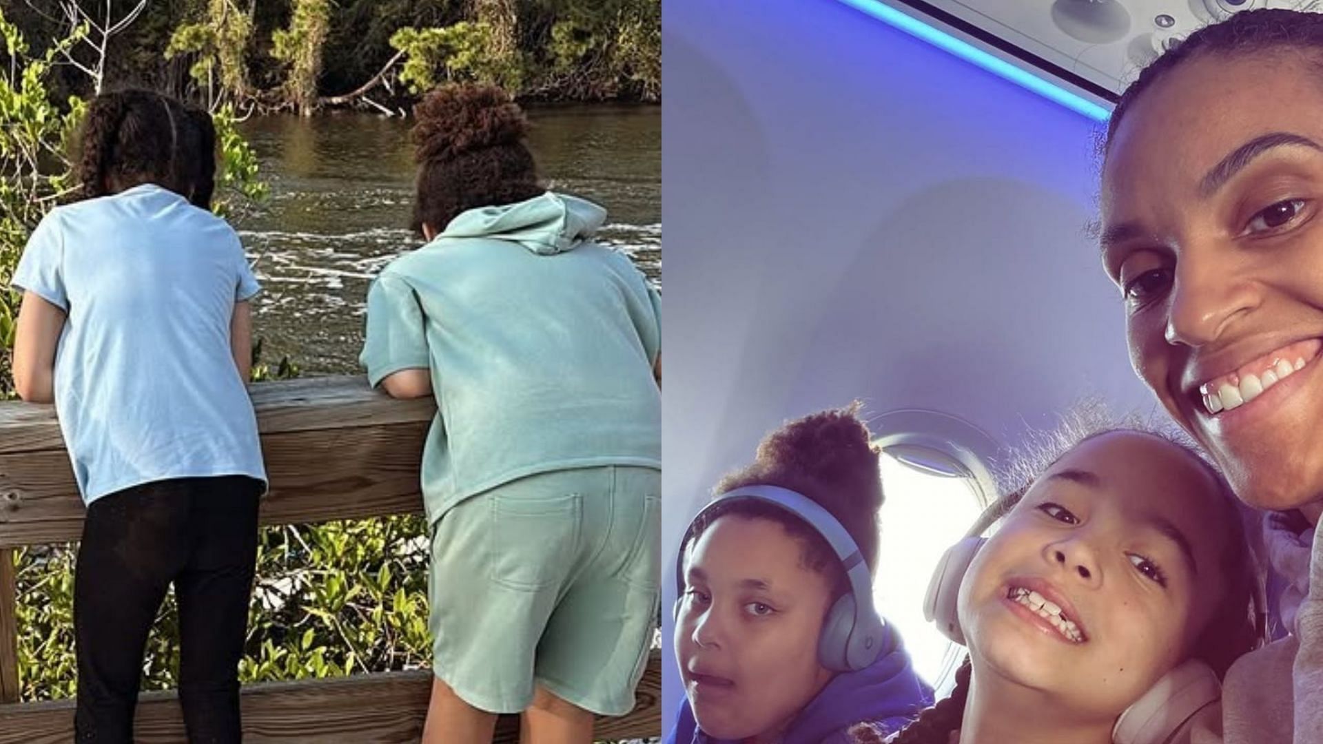 Fever star DeWanna Bonner leaves 2-word reaction as she spends quality time with twin daughters (Photos from Bonner