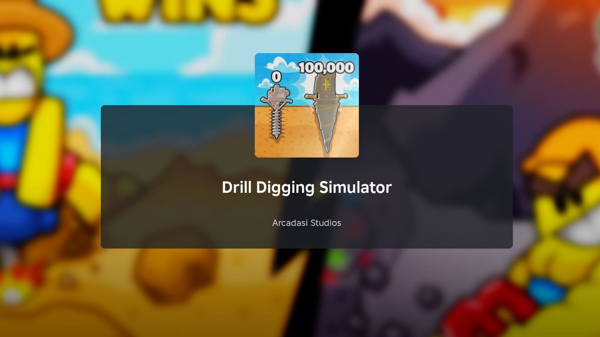 Drill Digging Simulator loading screen