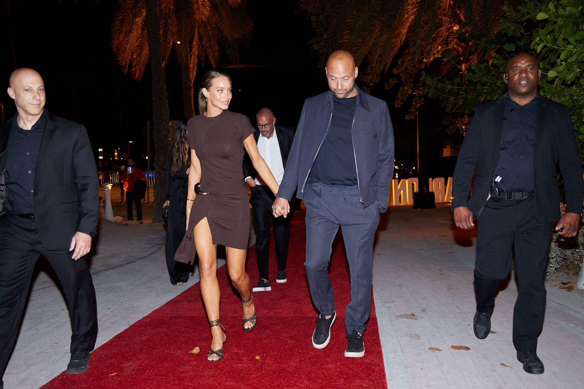 Derek Jeter and his wife, Hannah - May 02, 2024 - Source: Getty