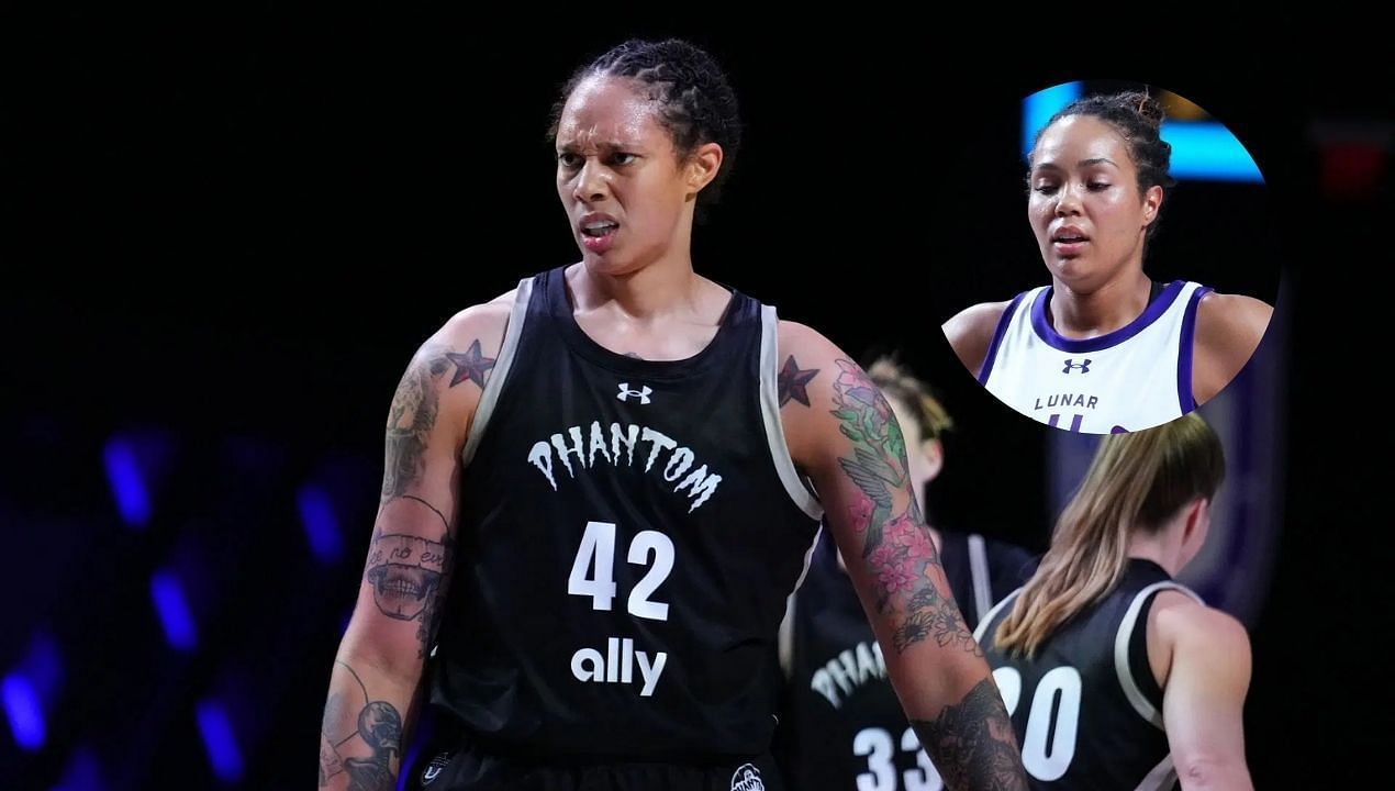 Napheesa Collier makes her feelings clear after Brittney Griner unleashes first-ever dunk in Unrivaled: &quot;Only dunker right now&quot; (Image Credit: Getty)