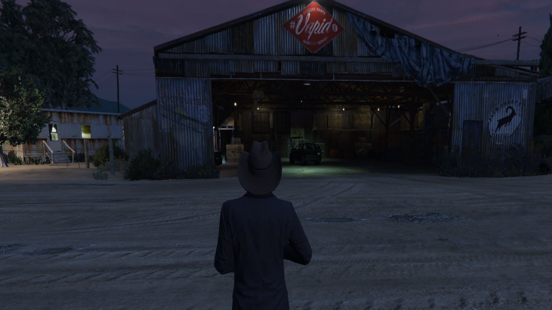 You can start other DLC tasks from the Hangar (Image via Rockstar Games)