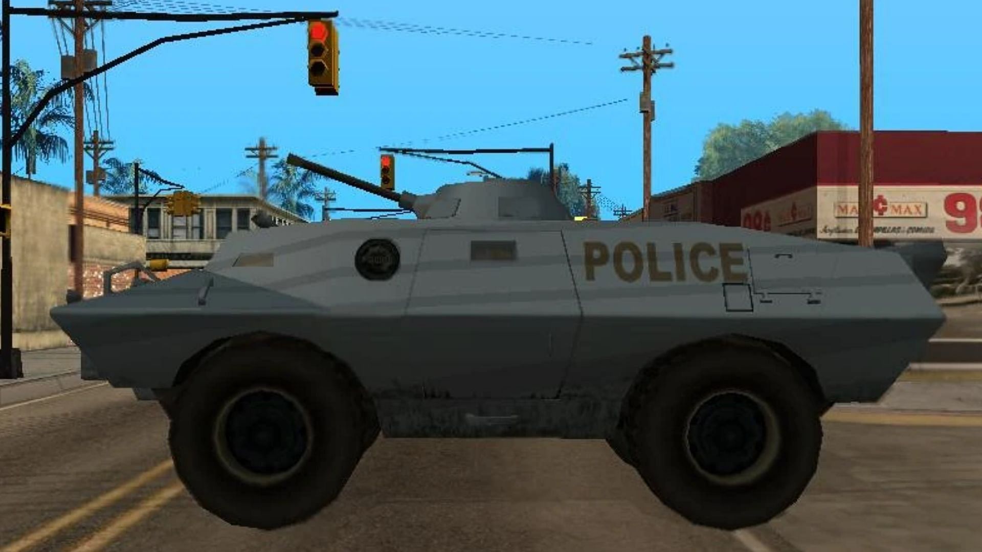 The S.W.A.T. appears at last in San Andreas (Image via Rockstar Games)