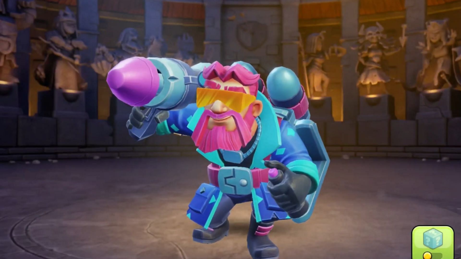 The Grand Warden launching his rocket (Image via Supercell)